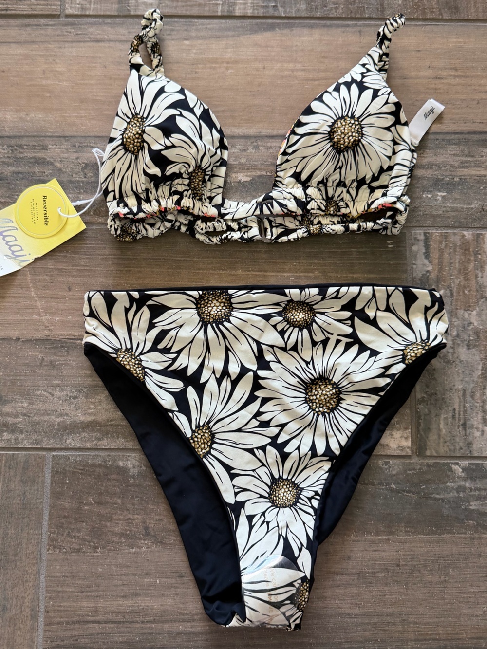 Maaji daisy flower bikini swimsuit set